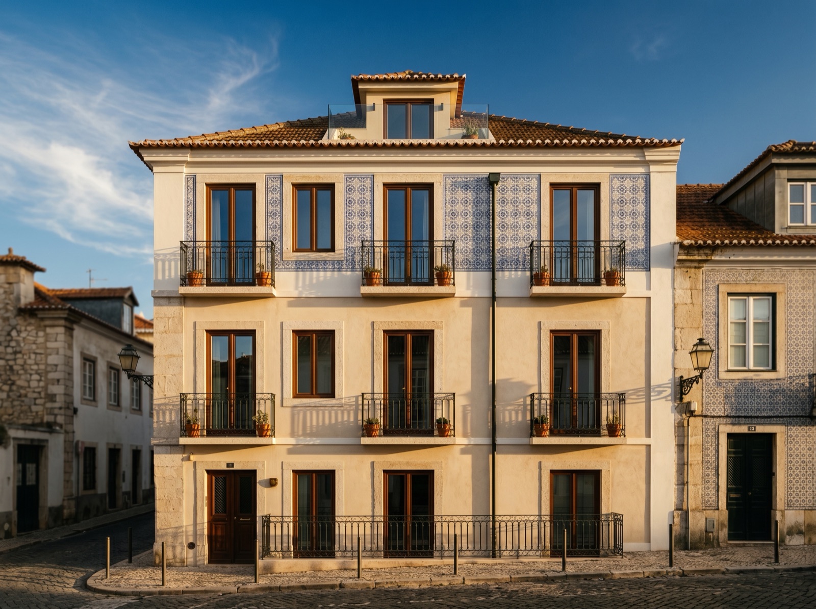 Edifício português restaurado pela BrilhoTec